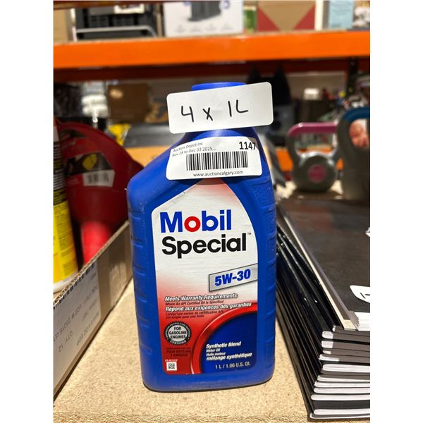4 x 1L Bottles Mobil Special 5W-30 Engine Oil