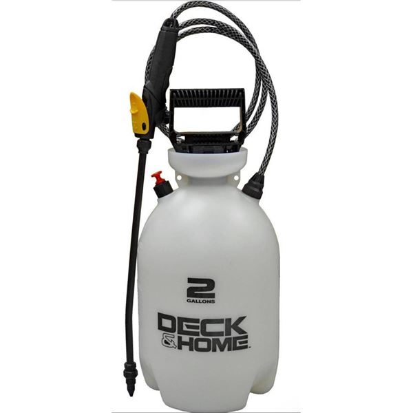 Deck & Home 2-Gallon Multi-Purpose Sprayer with 4 Nozzles