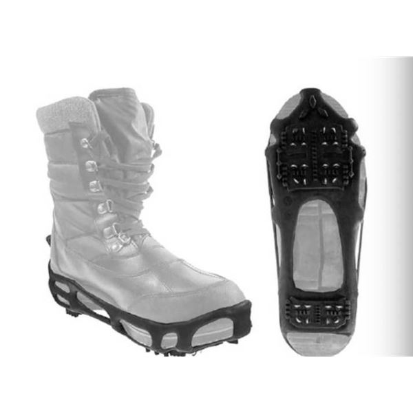 Olympia Ice Cleats,Size Medium Ice Cleats for Traction and Safety