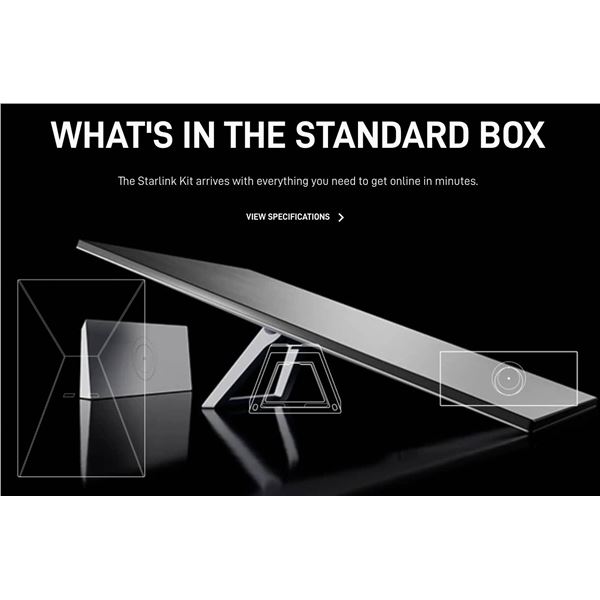 SpaceX Starlink Standard Kit Dish UTA-212 Router UTR-211