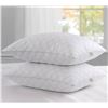 Image 1 : Martha Stewart Trellis Bloom Quilted Pillow 2 Pack Queen