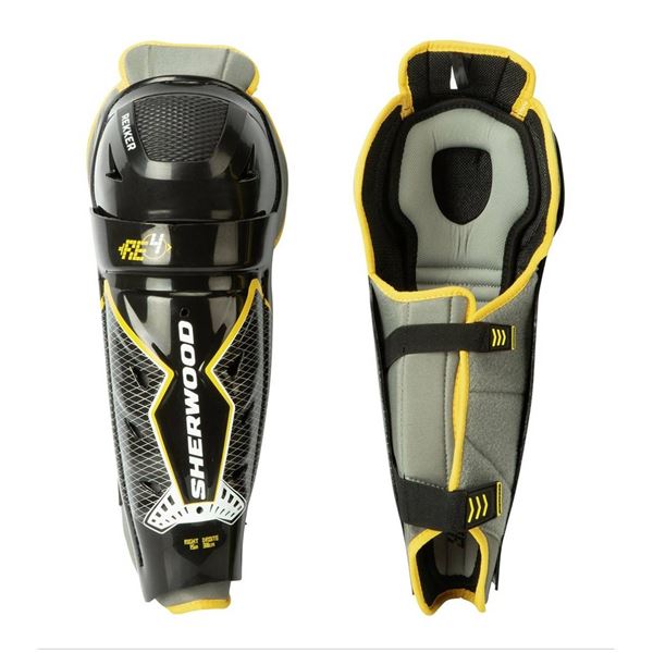 Sherwood SG Rekker RE4 Youth Hockey Shin Guards