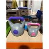 Image 2 : Lot of 3 Tone Fitness Kettlebells – 5 lb, 10 lb, 15 lb
