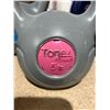 Image 3 : Lot of 3 Tone Fitness Kettlebells – 5 lb, 10 lb, 15 lb