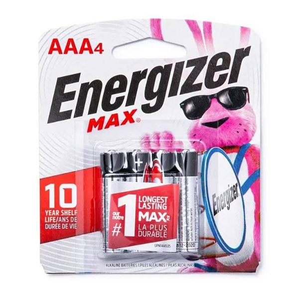 6 Packs of Energizer MAX AAA Batteries, 4-Count Each