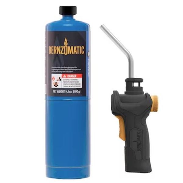 Bernzomatic Basic Torch Kit with Propane Gas Cylinder