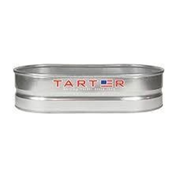 Tarter Oval Mega 300 Galvanized Water Tank with 300 Gallon Capacity 3’Wx2’Tx8[x=#8
