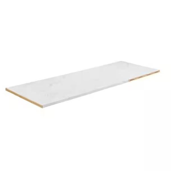 Stretta Laminate Countertop Panel with Marble-Effect Surface – 25″x97″x1-