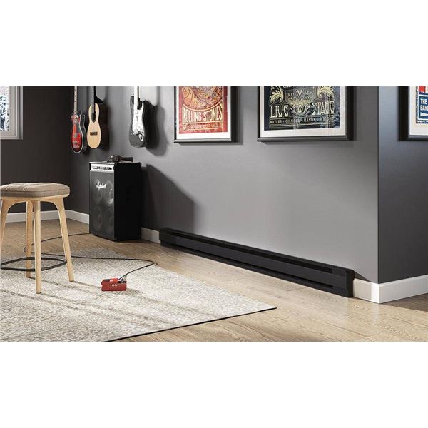 Stelpro 1000W Electric Baseboard Heater, Black Finish