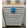 Image 1 : RW-FA24DRAWER Rsd White 3 Drawer Bank 24 Unit