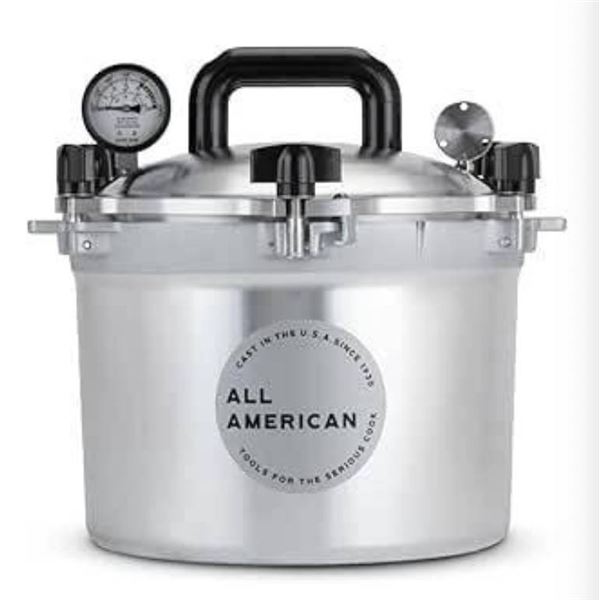 All American 910 Heavy Cast Aluminum Pressure Canner/Cooker – 10.5 Quart