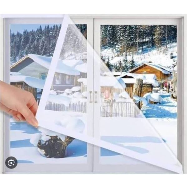 Polar Bear Weatherproofing Window Insulation Kit, Lot of 12