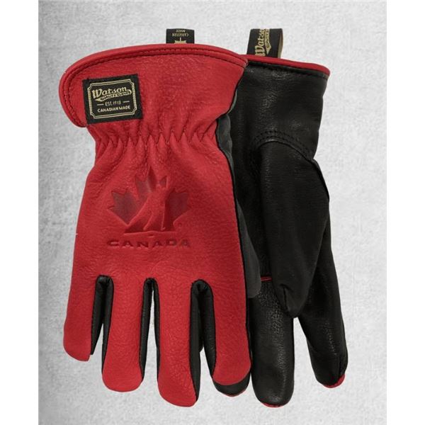 Watson 9897RHC Hockey Canada The Duke Winter Deerskin Leather Gloves