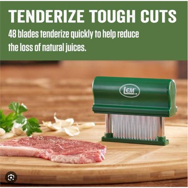 LEM 48-Blade Hand-Held Meat Tenderizer