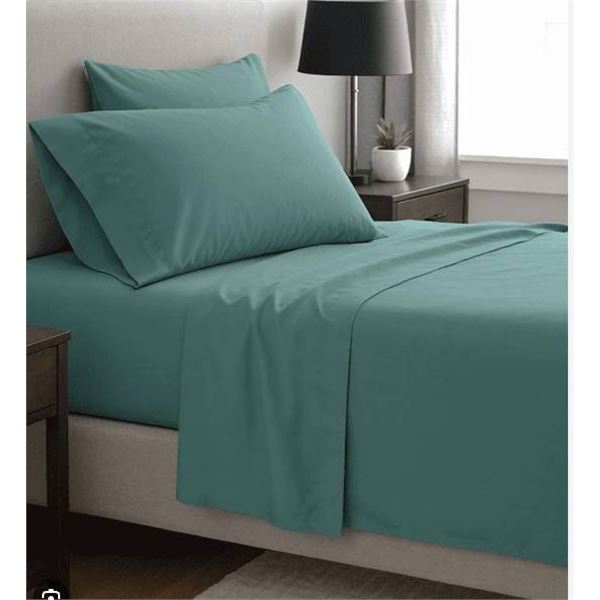 Comfy Bamboo World 4-Piece King Sheet Set, 8000 Gold Series, Teal