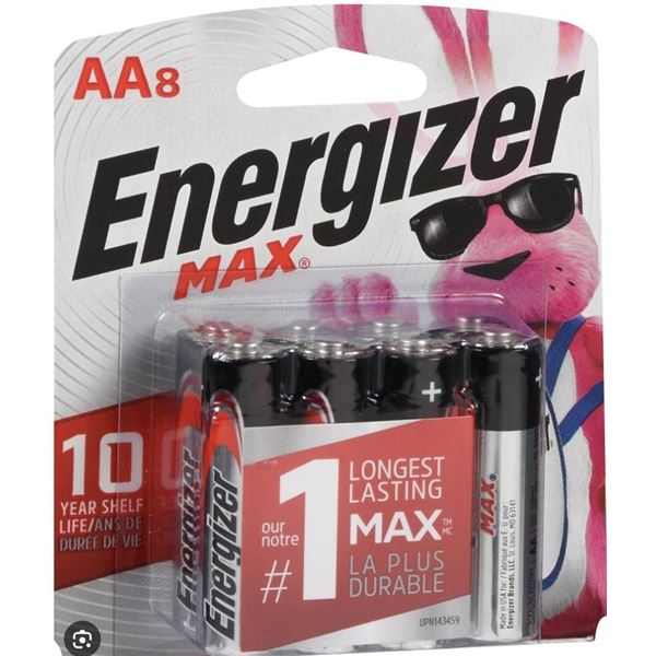 6 Energizer MAX AA Batteries (8-Count Packs)