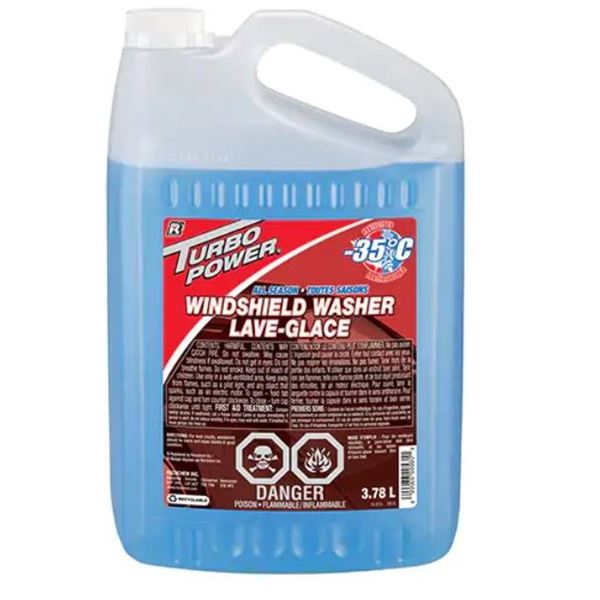 Turbo Power Windshield Washer Fluid -35.  4 x 1 US Gallon