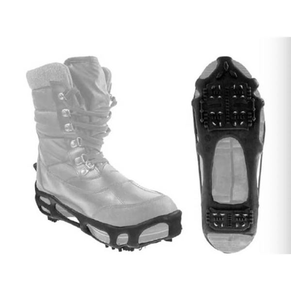 Olympia Ice Cleats,Size Large Ice Cleats for Traction and Safety