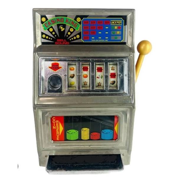Vintage WACO VIII Casino King Slot Machine Bank – Item is in used condition, stock photo is