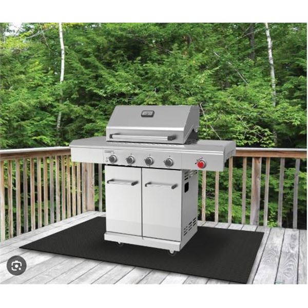 Techno Floor Grill Tapis BBQ Mat, 24×54 Inches, 1/8 Inch Thick