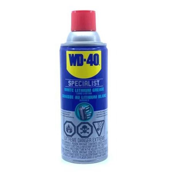 WD-40 Specialist White Lithium Grease Aerosol Spray, 283g, Pack of 3
