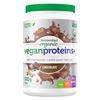 Image 1 : Genuine Health Fermented Organic Vegan Proteins+ Chocolate 600 g Drink Mix Powder