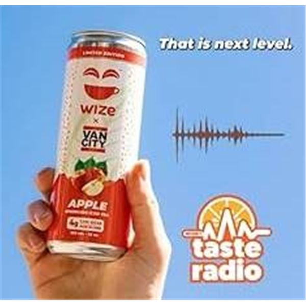 Wize Iced Tea HoneyCrisp Apple, 12 x 355ml Cans
