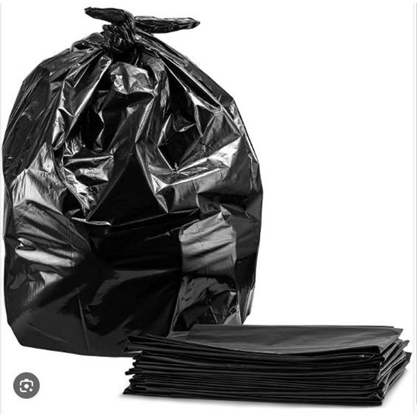 MDF 35×50 Black Bags with Strong Strength Rating, Made in Canada