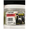 Image 3 : LOT OF 4X250 COUNT  Iberville 1546P-MFP Pro-Pak Plastic Nailing Straps, 250 Pieces Each