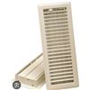 Image 1 : LOT OF 7 Imperial Standard Series Floor Registers, 4 in. x 10 in., Almond