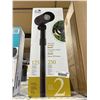 Image 2 : Portfolio Outdoor Lighting Solar LED Spot Lights, Set of 2
