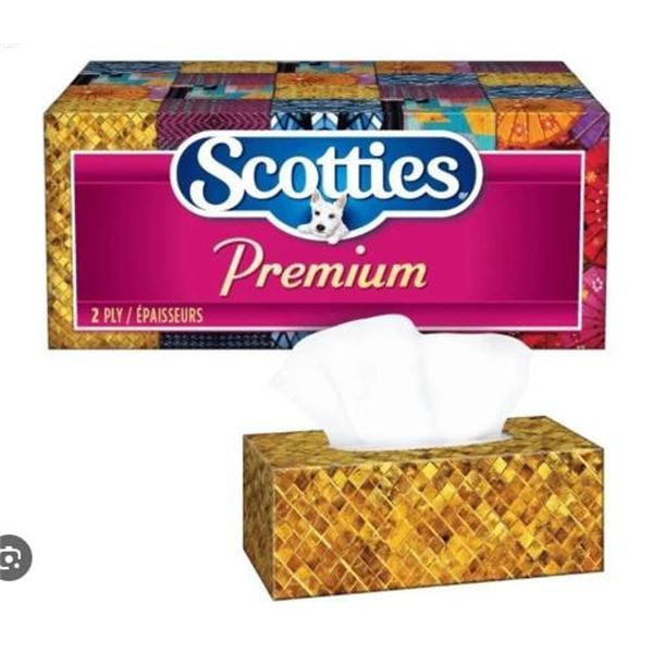 Scotties Premium 2-Ply Facial Tissues, 21 Units