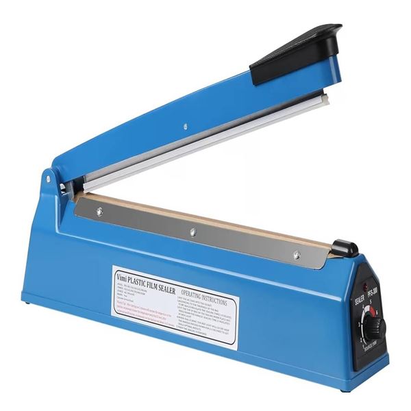 Impulse Heat Sealer Machine Manual Bags, 6 Inch, for Sealing Plastic/PE PP Bags with Extra Replace E