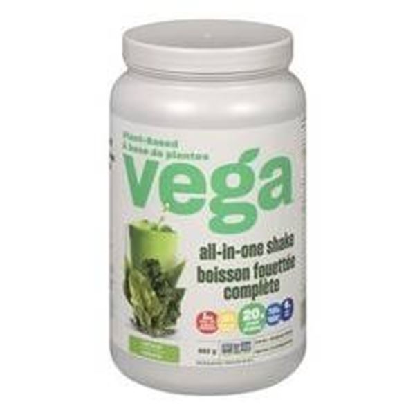 Vega All-in-One Shake, Natural, 862g, Plant-Based
