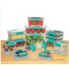 Image 1 : Sistema 28-Piece Food Storage Container Set with Clip Lids