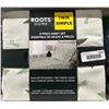 Image 2 : Roots Home 4-Piece Sheet Set Twin Simple, 100 Percent Cotton 300 Thread Count