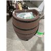 Image 2 : Half-Barrel Style Rain Barrel with Hose and Installation Guide