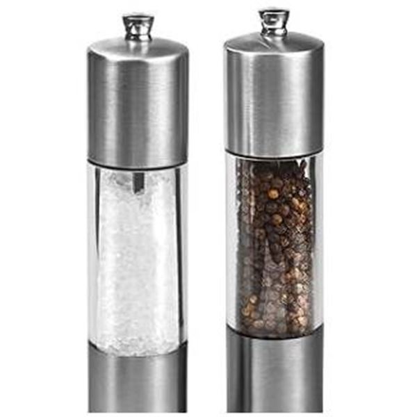 Trudeau OneTouch Electric Salt And Pepper Mills Set