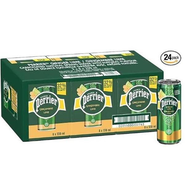 Perrier L’Original Sparkling Water 24 x 330 ml Bottles