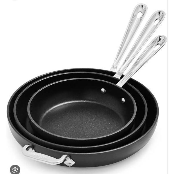 All-Clad Nonstick Skillet Pan Set, 3 Pieces