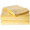Image 1 : Comfy Bamboo World 9900 Platinum Series King Sheet Set – Yellow