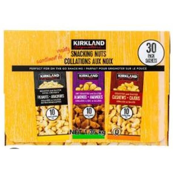 Kirkland Signature Mixed Snacking Nuts, 1.36kg Net Weight