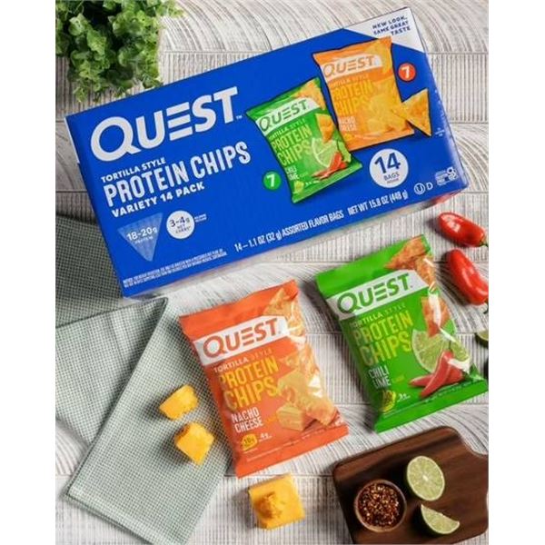 Quest Tortilla Style Protein Chips Value Pack 14 Bags 448 g