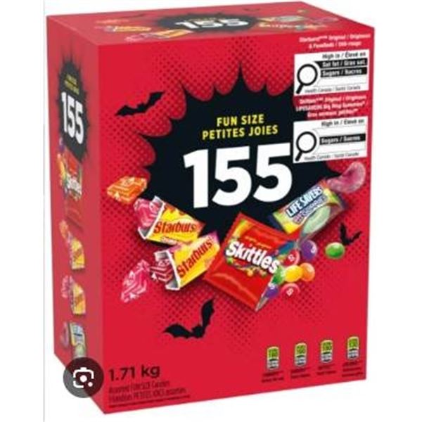 Starburst, Skittles, and Life Savers – 1.71 KG – 155 Pieces