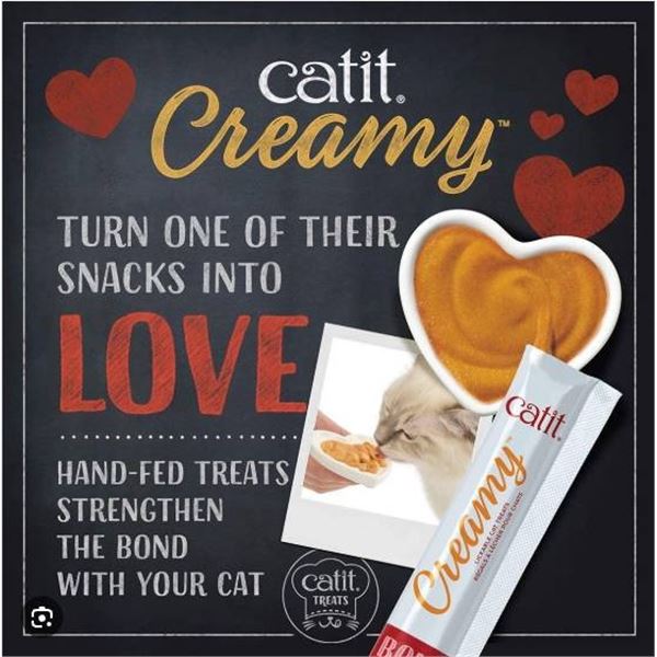 Cat Creamy Mega Mix Lickable Cat Treats – 72 Tubes