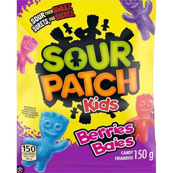 Sour Patch Kids Berries 10x150g