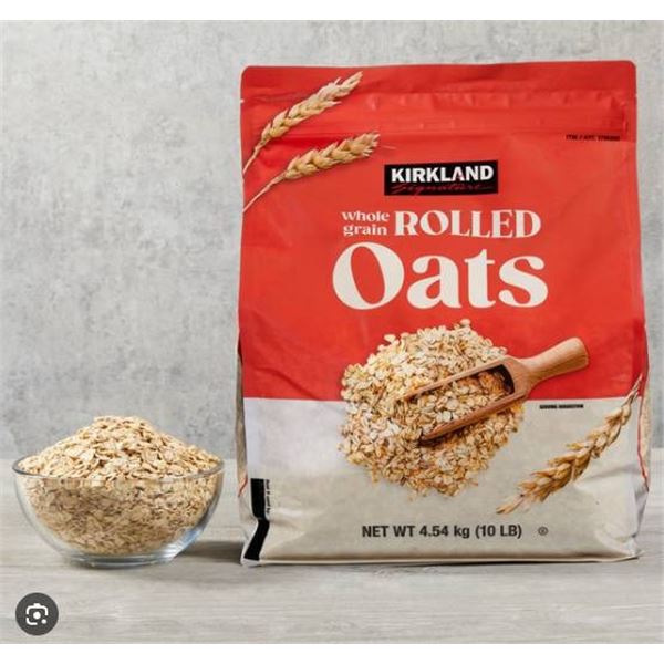 Kirkland Signature Whole Grain Rolled Oats, 4.54 kg