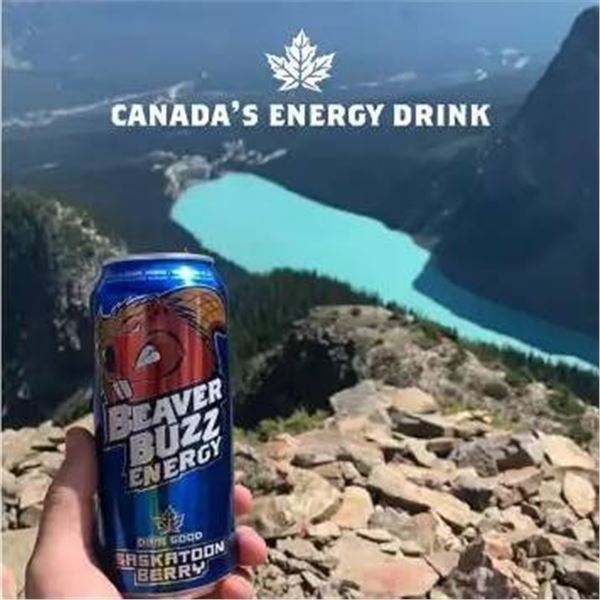 Beaver Buzz Energy 9x473ml – Saskatoon Berry