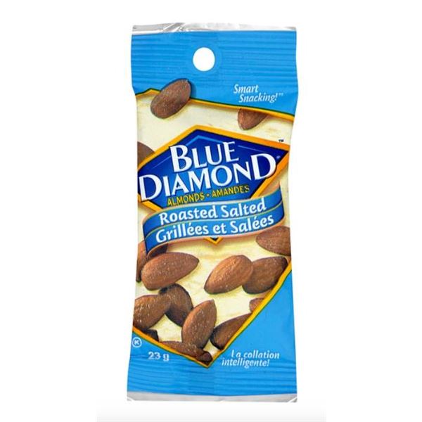 Blue Diamond Roasted Salted Almonds18 × 23 g