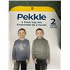 Image 3 : Pekkle 2-Pack Top Set, Size 5, Long Sleeve Shirt and  T-Shirt